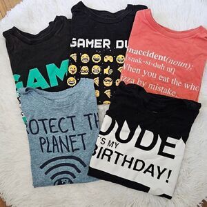 Boy's Children's Place Graphic Tshirt Bundle Size Medium